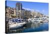 Monaco Harbour, Monaco, Mediterranean, Europe-Amanda Hall-Stretched Canvas