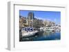 Monaco Harbour, Monaco, Mediterranean, Europe-Amanda Hall-Framed Photographic Print