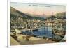 Monaco Harbour-null-Framed Art Print