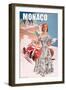 Monaco Lady's 50's Fashion I-null-Framed Art Print