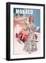 Monaco Lady's 50's Fashion I-null-Framed Art Print