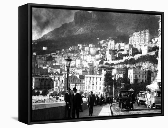 Monaco Les Roches-null-Framed Stretched Canvas