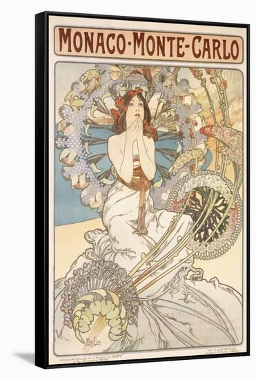 Monaco, Monte Carlo, 1897-Alphonse Mucha-Framed Stretched Canvas