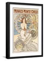 Monaco, Monte Carlo, 1897-Alphonse Mucha-Framed Giclee Print