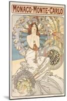 Monaco, Monte Carlo, 1897-Alphonse Mucha-Mounted Giclee Print