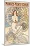 Monaco, Monte Carlo, 1897-Alphonse Mucha-Mounted Giclee Print