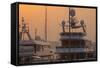 Monaco, Monte Carlo, Harbour, Luxury Yachts, Detail-Chris Seba-Framed Stretched Canvas