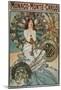 Monaco Monte-Carlo-Alphonse Mucha-Mounted Premium Giclee Print