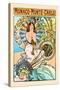 Monaco, Monte Carlo-Alphonse Mucha-Stretched Canvas