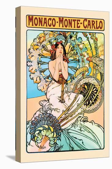 Monaco, Monte Carlo-Alphonse Mucha-Stretched Canvas