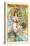 Monaco, Monte Carlo-Alphonse Mucha-Stretched Canvas