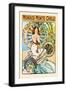 Monaco, Monte Carlo-Alphonse Mucha-Framed Art Print