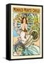 Monaco, Monte Carlo-Alphonse Mucha-Framed Stretched Canvas