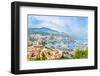 Monaco Montecarlo Principality Aerial View Cityscape. Azure Coast. France-stevanzz-Framed Photographic Print