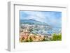 Monaco Montecarlo Principality Aerial View Cityscape. Azure Coast. France-stevanzz-Framed Photographic Print