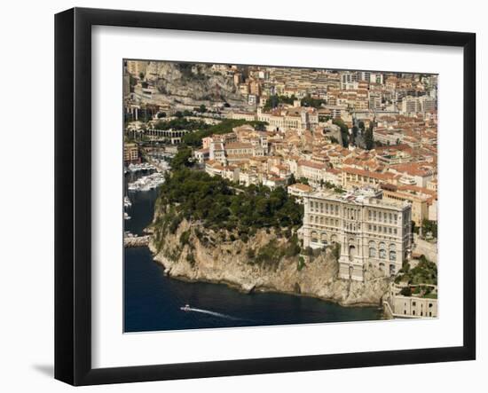 Monaco Oceanography Museum and Monaco, Cote D'Azur, Monaco-Sergio Pitamitz-Framed Photographic Print