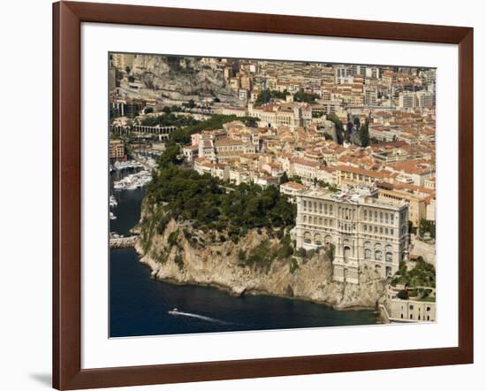 Monaco Oceanography Museum and Monaco, Cote D'Azur, Monaco-Sergio Pitamitz-Framed Photographic Print