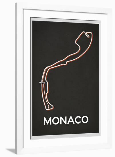 Monaco Race Course-null-Framed Art Print