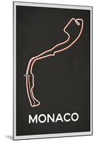 Monaco Race Course-null-Mounted Art Print