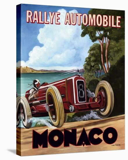 Monaco Rallye-Chris Flanagan-Stretched Canvas
