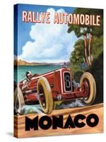 Monaco Rallye-Catherine Jones-Stretched Canvas