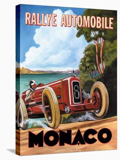 Monaco Rallye-Catherine Jones-Stretched Canvas