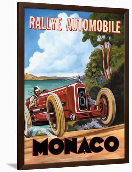 Monaco Rallye-Catherine Jones-Framed Art Print