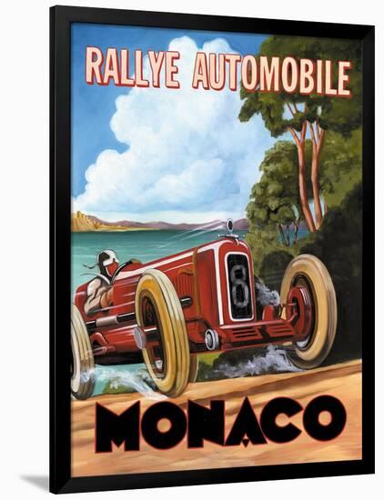 Monaco Rallye-Catherine Jones-Framed Art Print