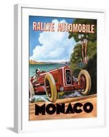 Monaco Rallye-Catherine Jones-Framed Art Print