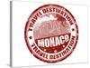 Monaco Stamp-radubalint-Stretched Canvas