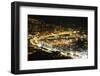 Monaco Travel Advertising - Landscape of the city at Night - Monaco - Monte Carlo - Europe-Philippe Hugonnard-Framed Photographic Print