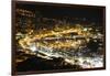 Monaco Travel Advertising - Landscape of the city at Night - Monaco - Monte Carlo - Europe-Philippe Hugonnard-Framed Photographic Print