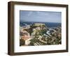 Monaco-Ville and the Port of Fontvieille, Monaco, Cote d'Azur, Mediterranean-Angelo Cavalli-Framed Photographic Print