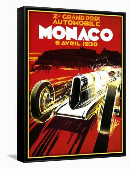 Monaco-Kate Ward Thacker-Framed Stretched Canvas