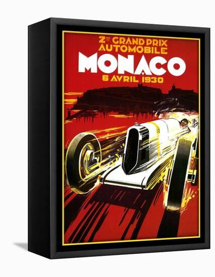 Monaco-Kate Ward Thacker-Framed Stretched Canvas