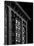 Monadnock Building Cornice Chicago BW-Steve Gadomski-Stretched Canvas