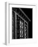 Monadnock Building Cornice Chicago BW-Steve Gadomski-Framed Photographic Print