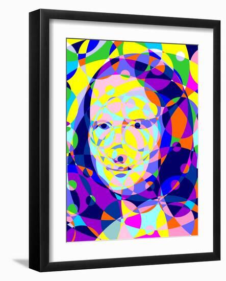 Monalisa-Cristian Mielu-Framed Art Print