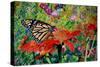 Monarch Butterfly, 2019, (Watercolor)-Anthony Butera-Stretched Canvas