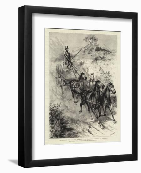 Monarch of All He Surveys, a Darkey Driver at Durban-Godefroy Durand-Framed Giclee Print