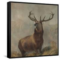 Monarch of the Glen by Edwin Landseer-Edwin Landseer-Framed Stretched Canvas