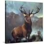 Monarch of the Glen-Edwin Henry Landseer-Stretched Canvas