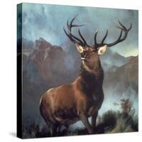Monarch of the Glen-Edwin Henry Landseer-Stretched Canvas
