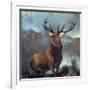 Monarch of the Glen-Edwin Henry Landseer-Framed Art Print