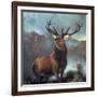 Monarch of the Glen-Edwin Henry Landseer-Framed Art Print