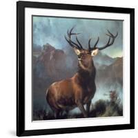 Monarch of the Glen-Edwin Henry Landseer-Framed Art Print