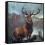 Monarch of the Glen-Edwin Henry Landseer-Framed Stretched Canvas