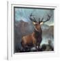 Monarch of the Glen-Edwin Henry Landseer-Framed Art Print