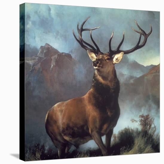 Monarch of the Glen-Edwin Henry Landseer-Stretched Canvas