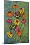 Monarchs and Sunflowers-Charlsie Kelly-Mounted Giclee Print